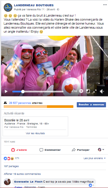 street marketing et harlem shake landerneau
