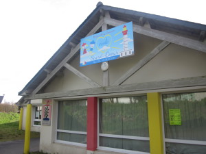 Nouveau panneau de l' école du Sacré Coeur de Plougonvelin