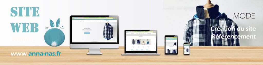 Création du site anna-nas.fr par Papillon Déco et Com Saint Renan Brest